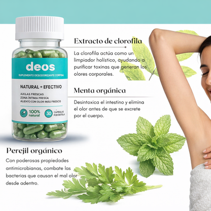 Desodorante Interno 🍃  DEOS 🍃  – ¡Huéle bien todo el día! ✨