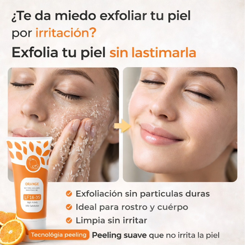 GEL EXFOLIANTE DE NARANJA