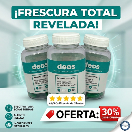 Desodorante Interno 🍃  DEOS 🍃  – ¡Huéle bien todo el día! ✨