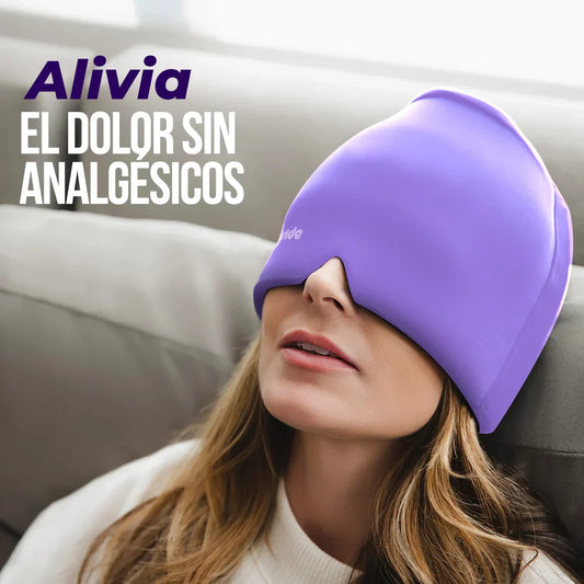 Gorro Terapéutico para Migraña con Gel Frío | Alivio Rápido del Dolor