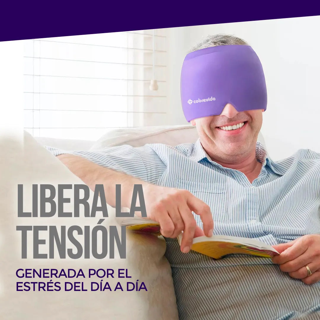 Gorro Terapéutico para Migraña con Gel Frío | Alivio Rápido del Dolor